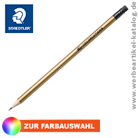 Werbebleistifte von Staedtler mit Druck  -Staedtler Marken-Bleistift mit Radierer.