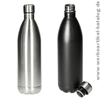 Vakuum Flasche Colare 1 l - als Werbemittel eine hochwertige Isolierflasche aus Edelstahl verschenken!