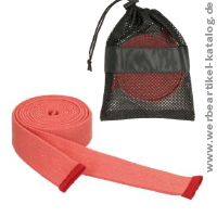 Gymnastikband Fitness, mittel, rot, als Werbemittel fr das nchste Workout! 