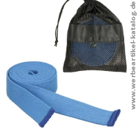 Gymnastikband Fitness, stark, blau als Werbeartikel für das nächste Workout! Gymnastikband Fitness, stark, blau als Werbeartikel für das nächste Workout!