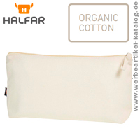 Reißverschluss-Tasche ORGANICS L - Werbemittel aus Bio Baumwolle, nachhaltig produziert
