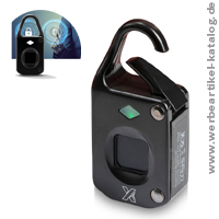 SCX.design T10 Fingerprint Kofferschloss - modernes Kundengeschenk mit Ihrem Logo per Lasergravur! 