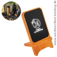 SCX.design W16 kabelloser 10-Watt-Ladeständer aus Holz mit Leuchtlogo, as Werbegeschenk für Kunden und Mitarbeiter! SCX.design W16 kabelloser 10-Watt-Ladeständer aus Holz mit Leuchtlogo, as Werbegeschenk für Kunden und Mitarbeiter!