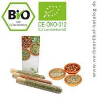 BIO Kräuter-Triple, Werbegeschenke zum Kochen!