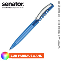 Senator New Spring Clear MC, Werbeartikel mit Metallclip.