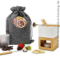 Schokofondue im Beutel - ein unterhaltsames Kundengeschenk für Weihnachten! Schokofondue im Beutel - ein unterhaltsames Kundengeschenk für Weihnachten!