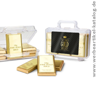 Goldkoffer Sie sind Gold wert als hochkarätiges Weihnachtsgeschenk für Firmen! 