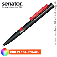 SENATOR HEADLINER Soft Touch, bedruckte Kugelschreiber in elegantem Design