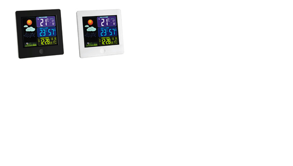 Funk-Wetterstation mit Farbdisplay SUN, dekoratives Kundenpräsent mit Ihrem Logo! Funk-Wetterstation mit Farbdisplay SUN, dekoratives Kundenpräsent mit Ihrem Logo!