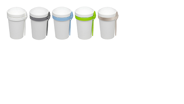 Bio-Müslibecher to go, Werbemittel aus nachhaltigen Rohstoffen (Zuckerrohr) Bio-Müslibecher to go, Werbemittel aus nachhaltigen Rohstoffen (Zuckerrohr)
