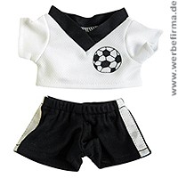 Kleiner Fussballdress als Accessoires fr Werbeartikel Plschtiere