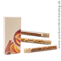 Weihnachtsgewürze-Triple, als Weihnachtsgeschenk für Ihre Kunden und bedruckt mit Ihrem Logo. Weihnachtsgewürze-Triple, als Weihnachtsgeschenk für Ihre Kunden und bedruckt mit Ihrem Logo.