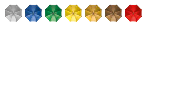 Luxoriöser Regenschirm, bedruckt mit Ihrem Logo