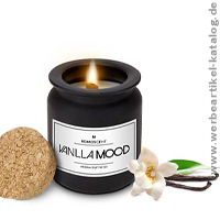 Aromakerze Vanilla mood, stilvolles Werbegeschenk Weihnachten! Aromakerze Vanilla mood, stilvolles Werbegeschenk Weihnachten!