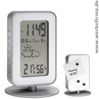 Der erste Blick am Morgen gilt der Werbeartikel Wetterstation Raymore Der erste Blick am Morgen gilt der Werbeartikel Wetterstation Raymore
