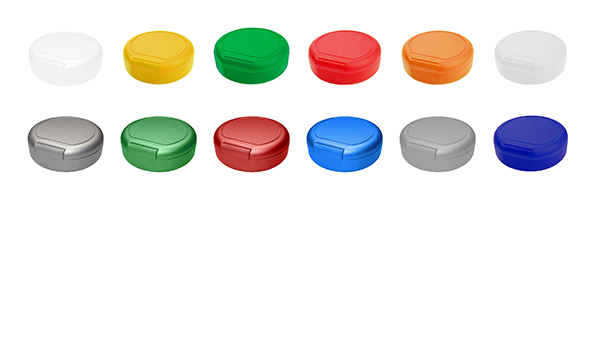 Vorratsdose Mini-Box, praktische Werbeartikel Dose mit 1 Klickverschluss. 