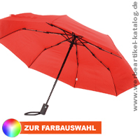 PLOPP Vollautomatischer Windproof Taschenschirm - bedruckte Schirme als Kundengeschenk mit Ihrer Werbung! 