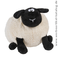 Großes Plüsch-Schaf Samira als Werbemittel nicht nur zu Ostern!
