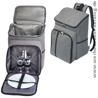 Picknick-Rucksack LEISURE DAY -schnen Werbegeschenk fr 2 Personen!