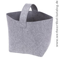 Kaminholz-Tasche Cosy, Winter Werbeartikel aus Filz