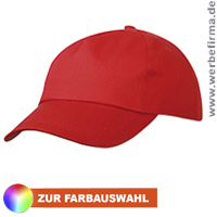 5 Panel Promo Cap light laminated, günstiges Werbeartikel Cap