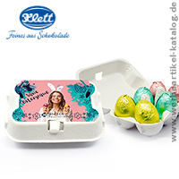 6-er Schoko-Ostereier in Mini-Eierkarton als Werbemittel Ostern! 6-er Schoko-Ostereier in Mini-Eierkarton als Werbemittel Ostern!