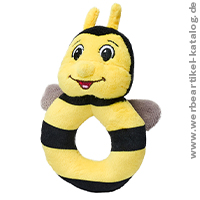 BABY GREIFFRING BIENCHEN AUS RPET, fröhlicher Werbeartikel für ganz kleine Kinder! BABY GREIFFRING BIENCHEN AUS RPET, fröhlicher Werbeartikel für ganz kleine Kinder!