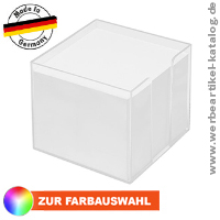 Zettelbox - Büro und Schreibtisch Werbeartikel