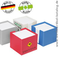 Zettelbox Recycling Epsilon, Werbeartikel aus 100% recyceltem Kunststoff, mit weißem Papier! Zettelbox Recycling Epsilon, Werbeartikel aus 100% recyceltem Kunststoff, mit weißem Papier!