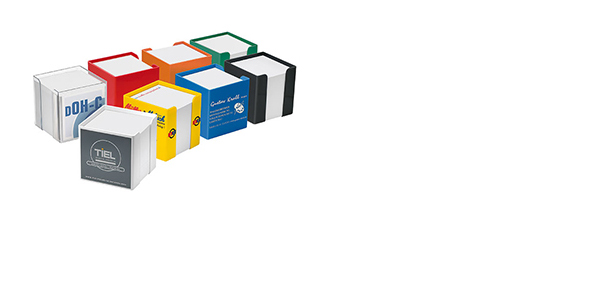 Kunststoff-Zettelbox , nützlicher Werbeartikel für das Büro Kunststoff-Zettelbox , nützlicher Werbeartikel für das Büro
