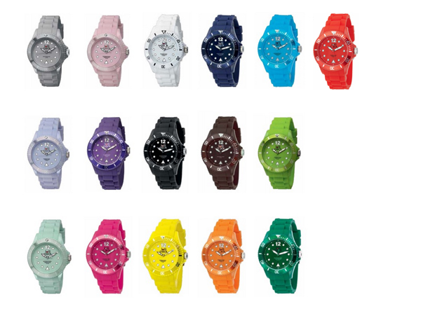 Lolly Clock - modische Werbeartikel Armbanduhr in ansprechenden Farben !