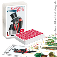 Kinderkartenspiel Schwarzer Peter, als Werbeartikel mit Ihrem Logo