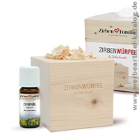 ZIRBENWÜRFEL SET - Werbegeschenke für Weltverbesserer!