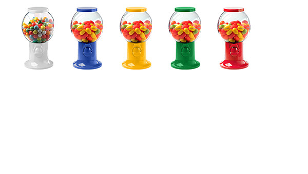 Bonbonspender, ein Werbeartikel den Kinder lieben Bonbonspender, ein Werbeartikel den Kinder lieben