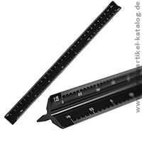 Kunststoff Dreikantlineal schwarz, 30 cm, als Werbemittel mit Ihrem Logo im Siebddruck oder Digitaldruck. Kunststoff Dreikantlineal schwarz, 30 cm, als Werbemittel mit Ihrem Logo im Siebddruck oder Digitaldruck.
