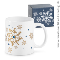Claus - hübsche Kaffeetasse aus Keramik für Weihnachten