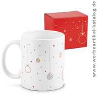 BELLEAYRE, weihnachtliche Tasse als Werbegeschenk Weihnachten!
