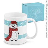 VAIL, weihnachtliche Tasse als Werbegeschenk Weihnachten! 