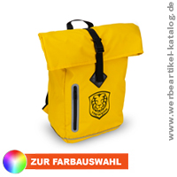 Sicherheits Rucksack, als Werbemittel mit Ihrem Logo bedruckt! 