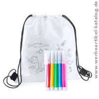Backys Turnbeutel - Kinder Werbemittel zum Ausmalen! Backys Turnbeutel - Kinder Werbemittel zum Ausmalen!