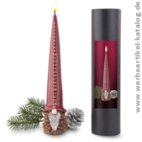 Adventskalenderkerze, als Weihnachtsgeschenk fr Kunden und Firmen.