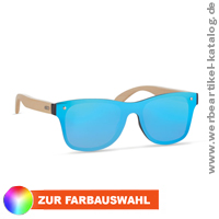 ALOHA - Werbe-Sonnenbrille mit Bügeln aus Bambus