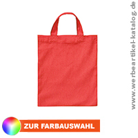 Apothekertasche farbig -kleine Werbemittel Baumwolltasche!