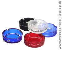 Aschenbecher aus Glas, Werbeartikel Aschenbecher aus Glas, Werbeartikel