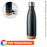 Aspen Cork, als Werbemittel eine doppelwandige Isolierflasche aus Edelstahl verschenken!