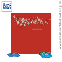 Adventskalender quadratisch, Motiv Sternenvielfalt, leckere Werbeartikel zu Weihnachten Adventskalender quadratisch, Motiv Sternenvielfalt, leckere Werbeartikel zu Weihnachten