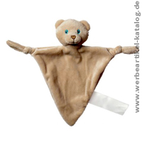 Baby-Bär, Schnuffeltuch - Kinder Werbeartikel Baby-Bär, Schnuffeltuch - Kinder Werbeartikel