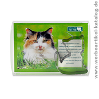 Backfrmchen-Box-Katze, netter Werbeartikel fr Tierfreunde!