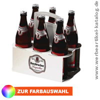 Bierflaschenträger Take 6, idealer Zugabeartikel für Ihre Werbung