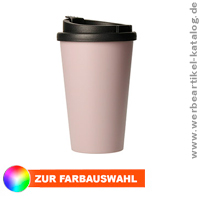 Bio-Kaffeebecher PremiumPlus, Werbebecher für Nachhaltigkeit, Made in Germany. 